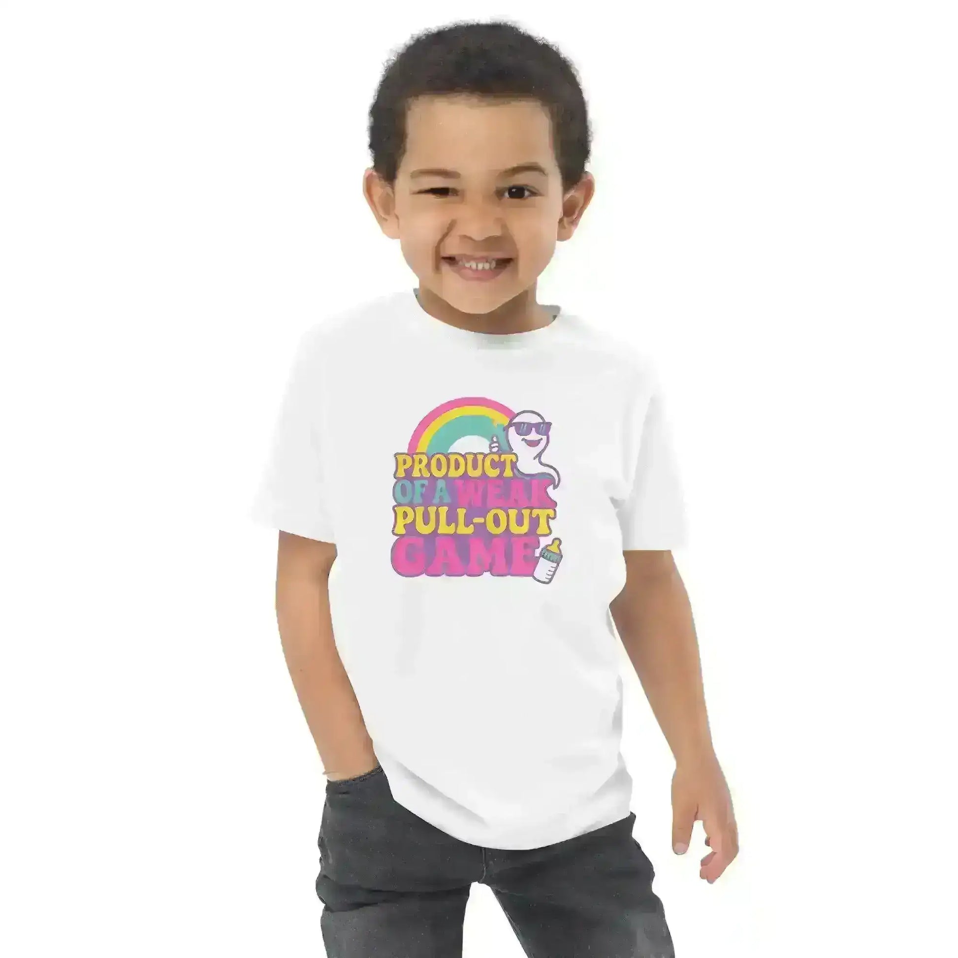 Product Of A Weak Pull-Out Game - Toddler Tee - Cady Creations