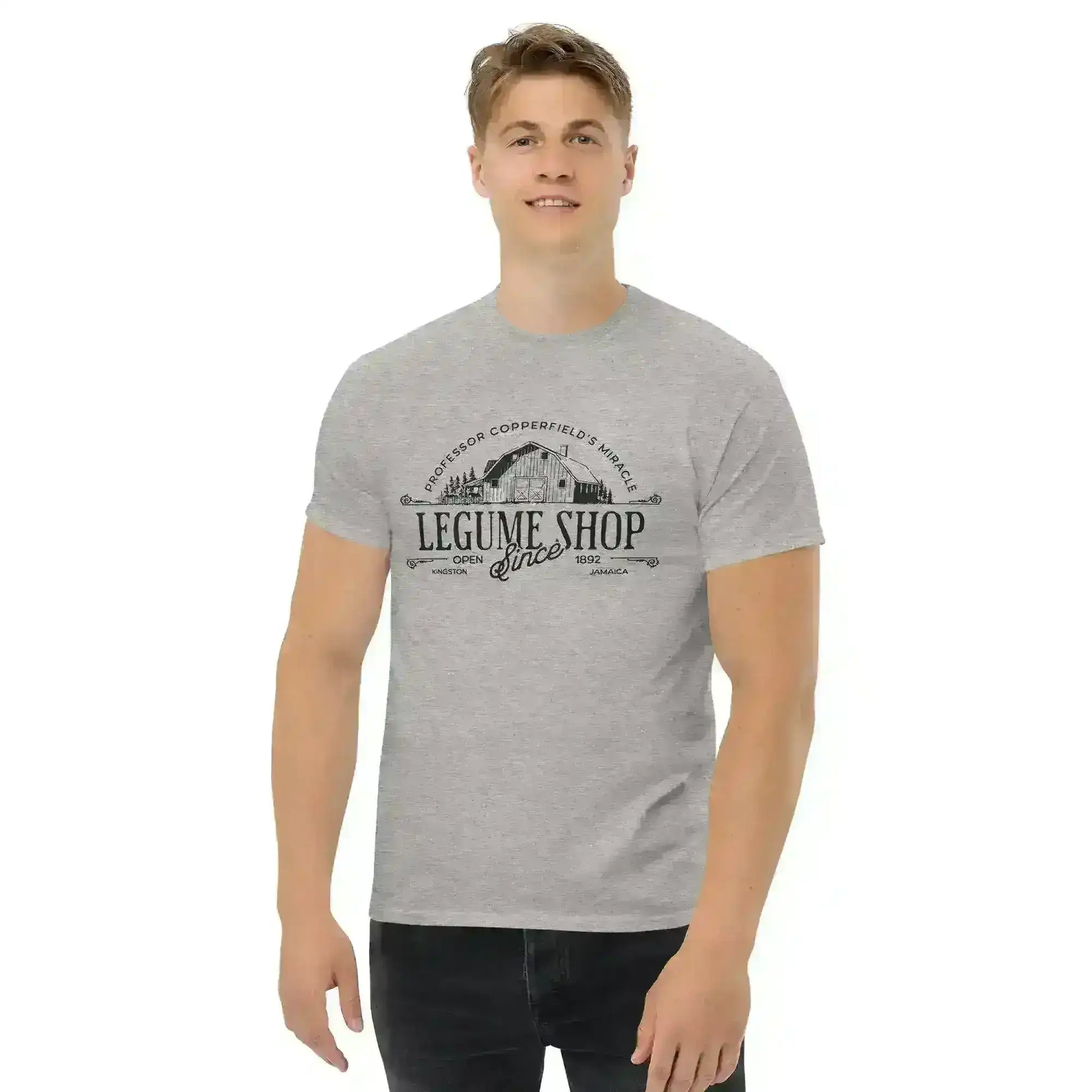 Professor Copperfield's Miracle Legume Shop - Unisex Tee - Cady Creations