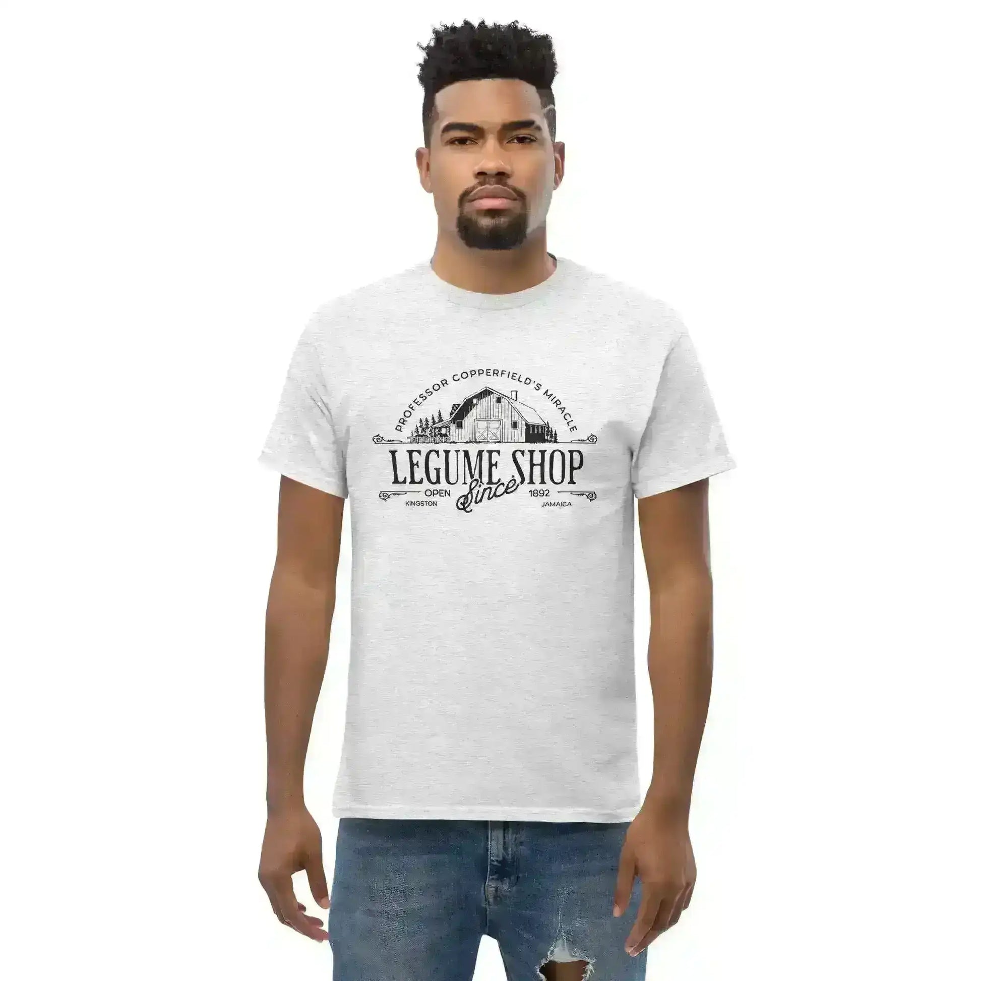 Professor Copperfield's Miracle Legume Shop - Unisex Tee - Cady Creations