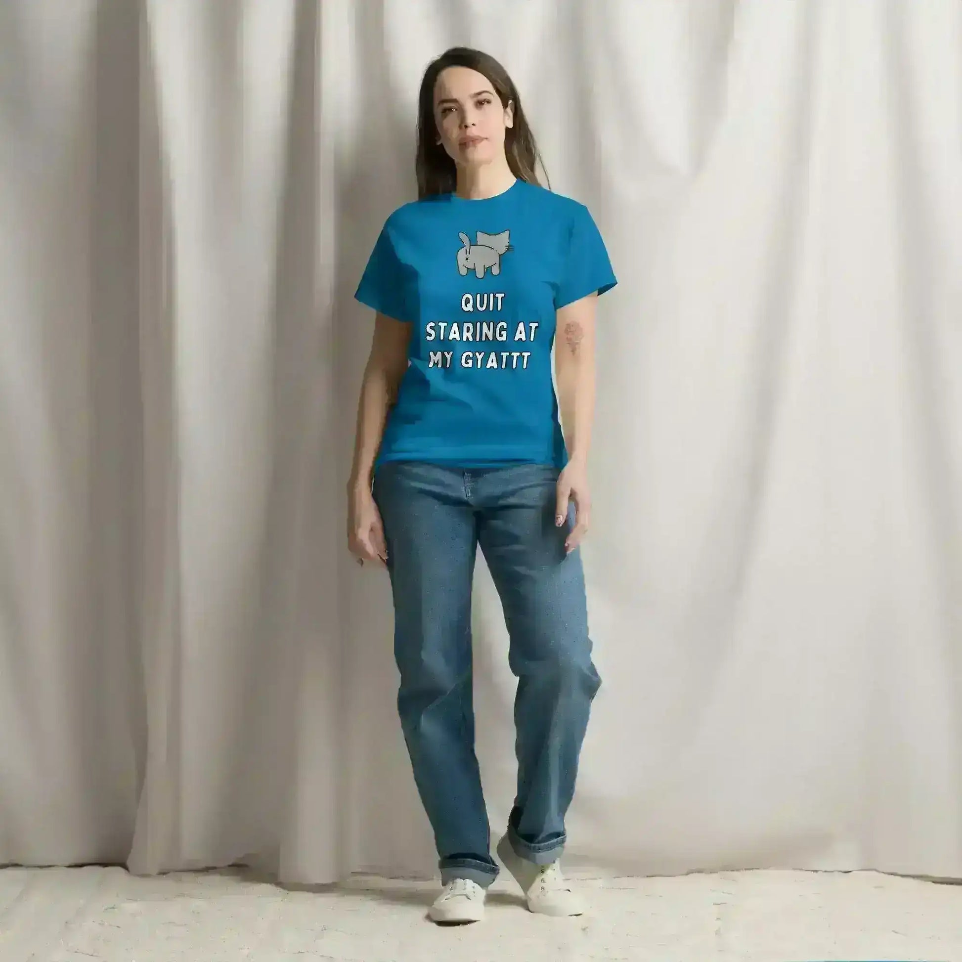 Quit Staring At My Gyatt - Unisex Tee - Cady Creations