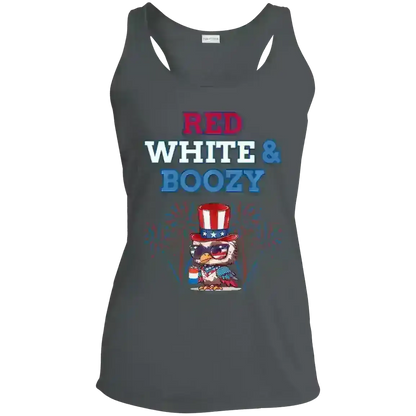 Red White & Boozy - Racerback Tank - Cady Creations