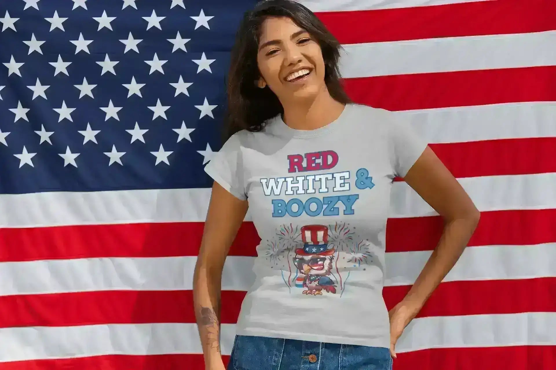 Red White & Boozy - Unisex Tee - Cady Creations