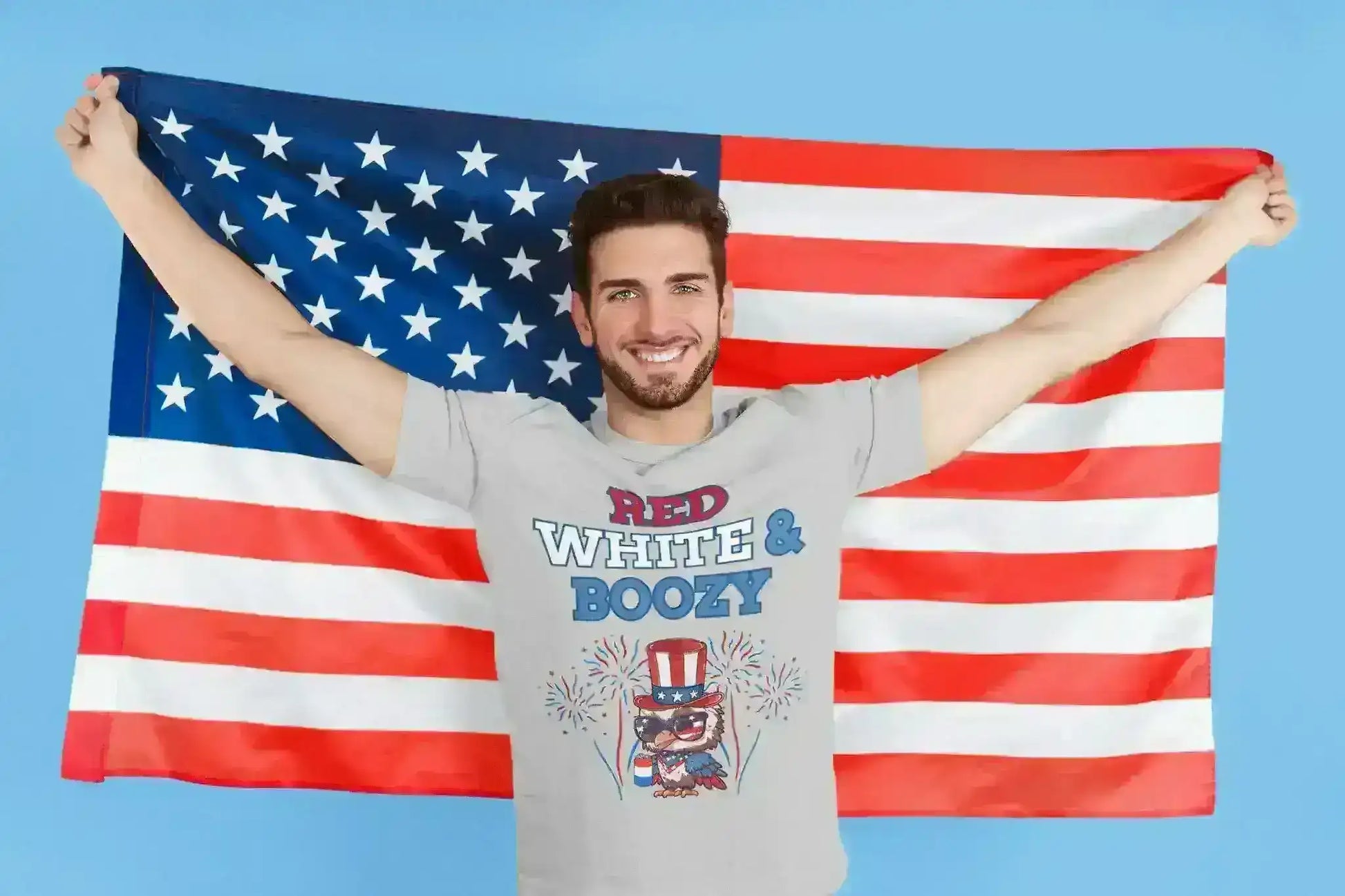 Red White & Boozy - Unisex Tee - Cady Creations