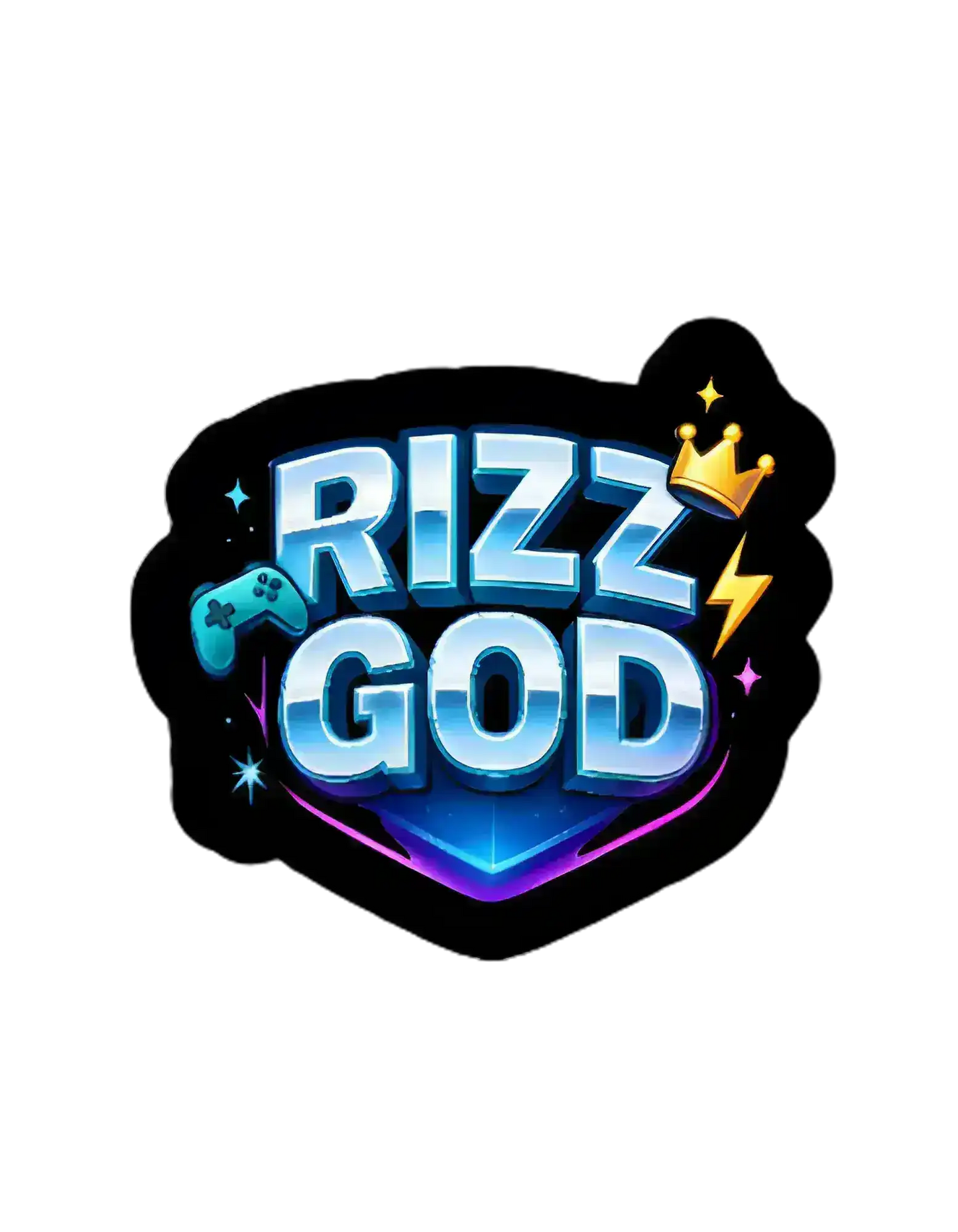  Rizz God - Premium Vinyl Sticker - Cady Creations