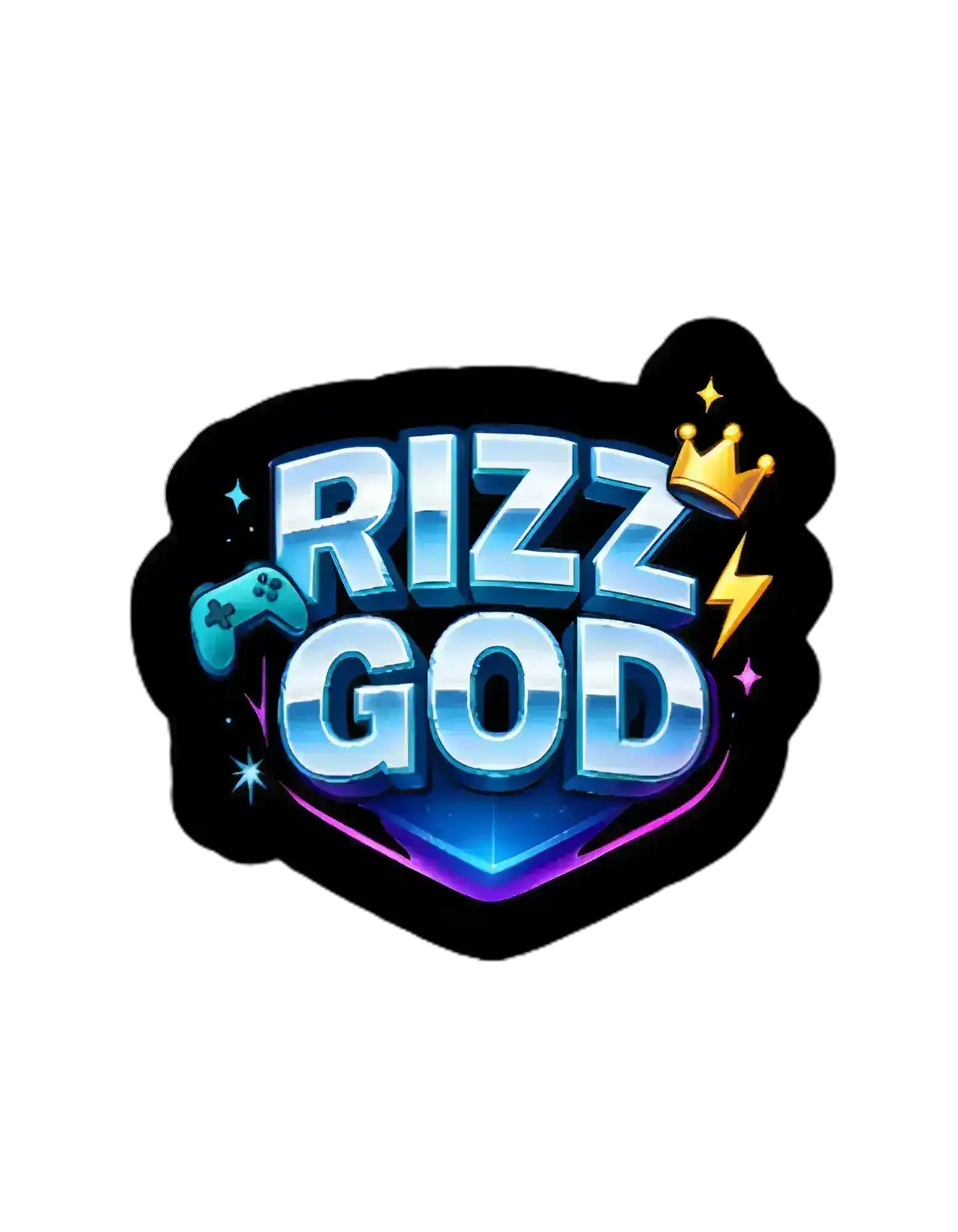  Rizz God - Premium Vinyl Sticker - Cady Creations
