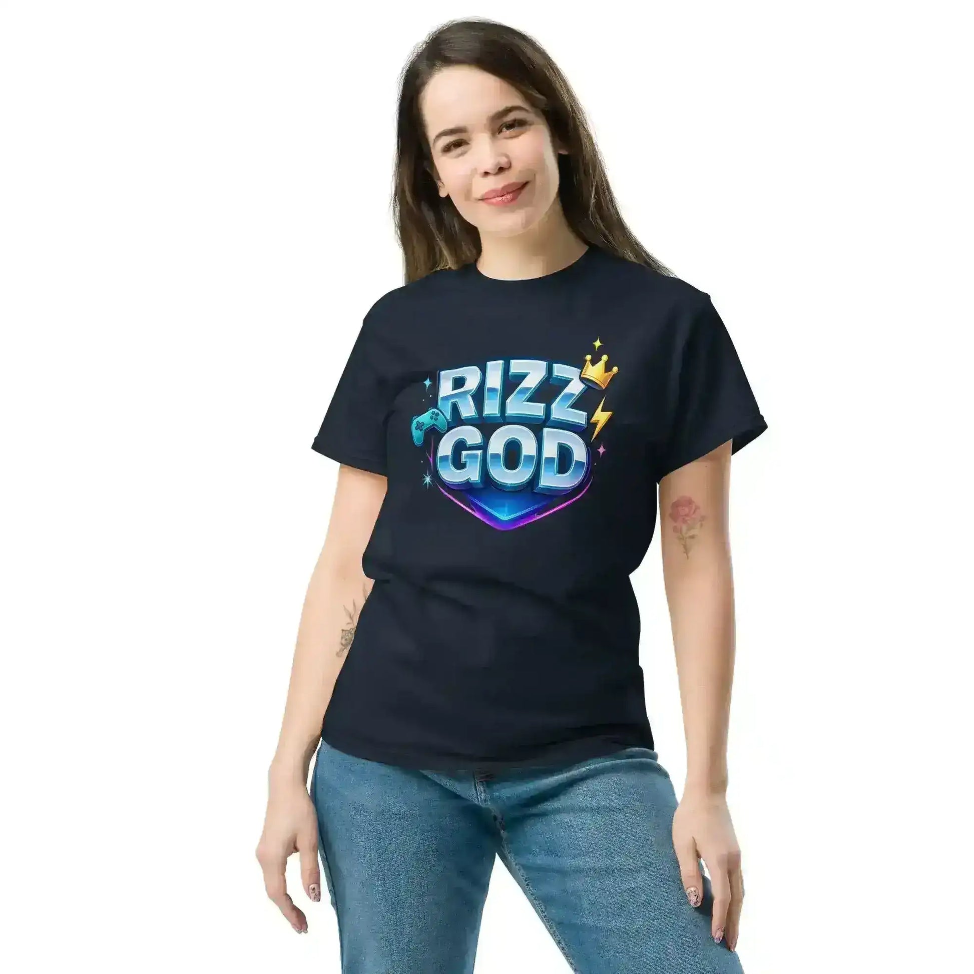 Rizz God Unisex Tee - Internet Core Gen Z Slang - Cady Creations