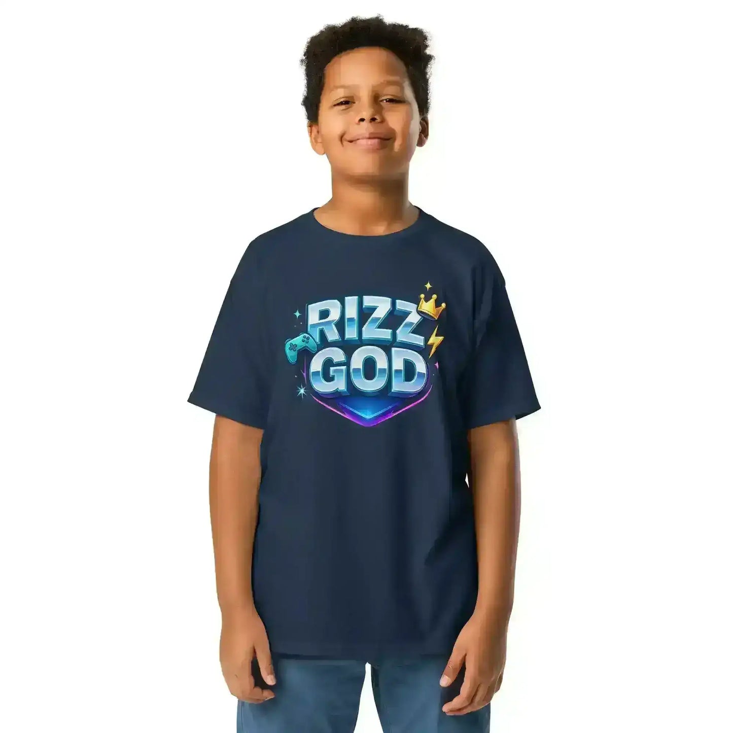 Rizz God Youth Tee - Internet Core Gen Z Slang - Cady Creations