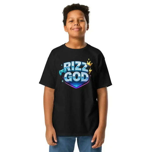 Rizz God Youth Tee - Internet Core Gen Z Slang - Cady Creations