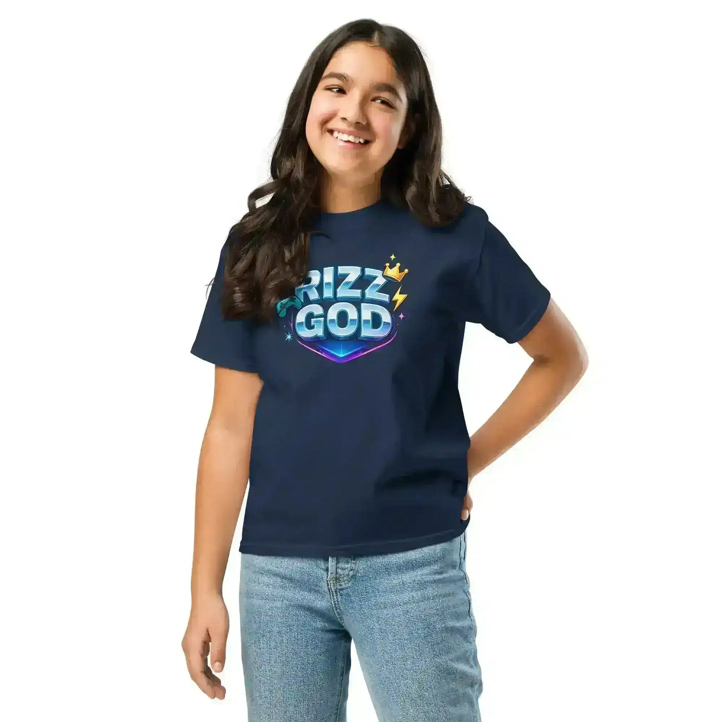 Rizz God Youth Tee - Internet Core Gen Z Slang - Cady Creations