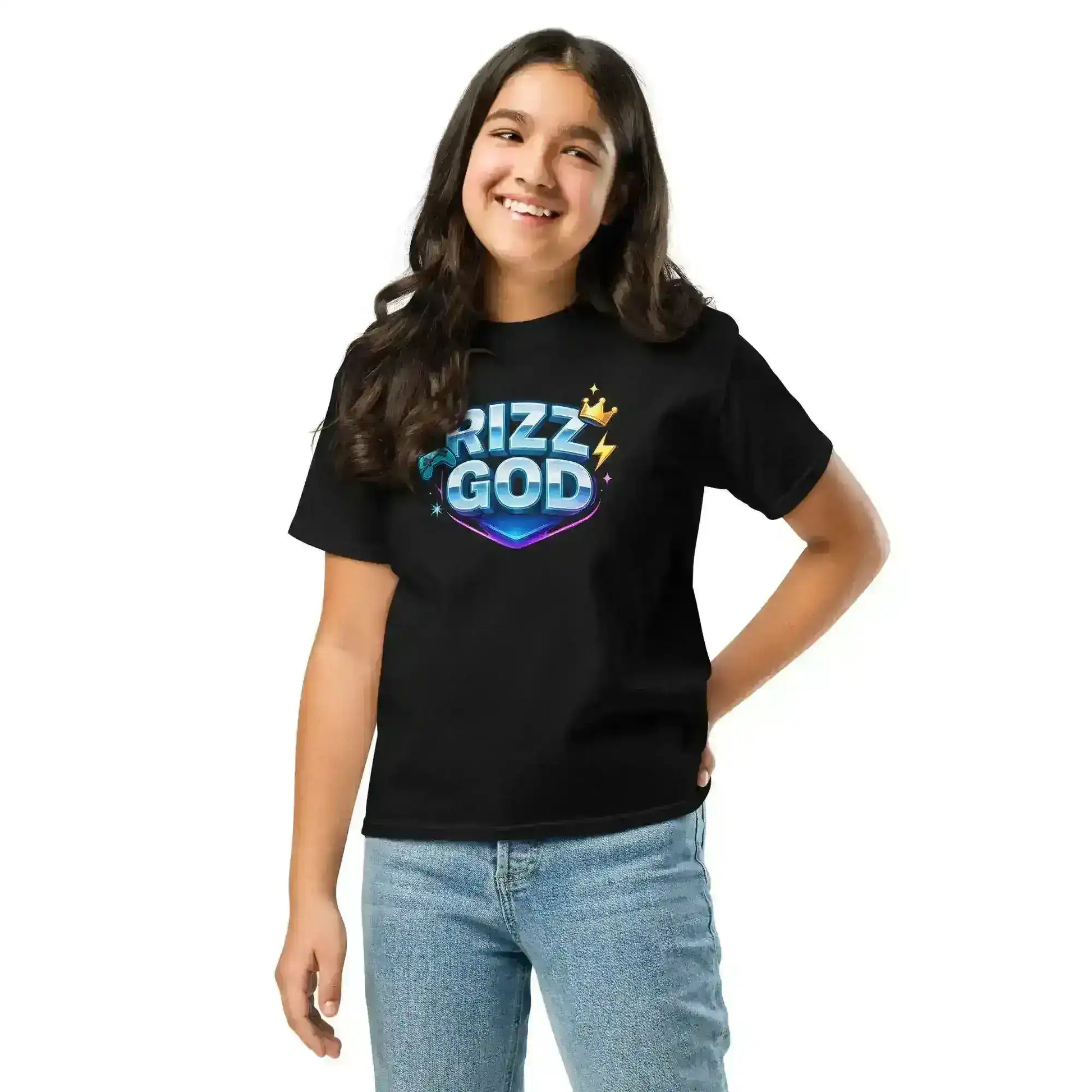 Rizz God Youth Tee - Internet Core Gen Z Slang - Cady Creations