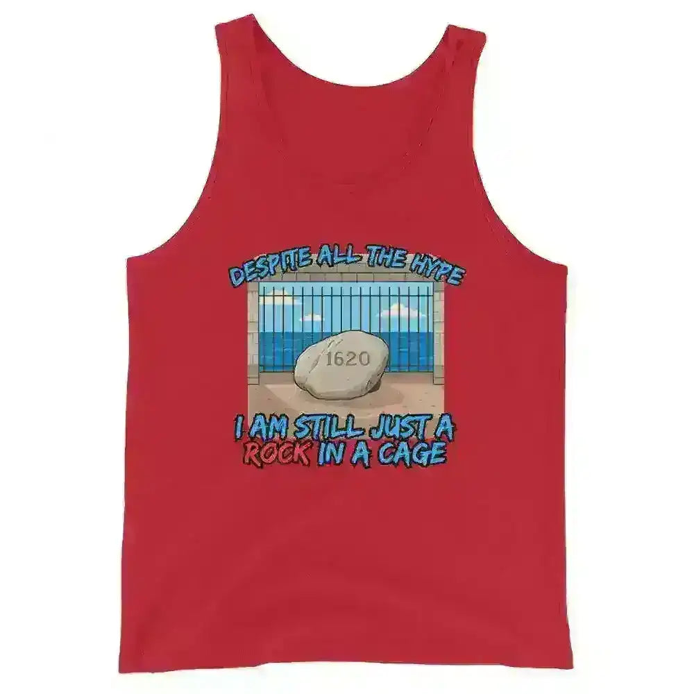 Rock In A Cage Plymouth Rock - Men's Tank - Cady Creations