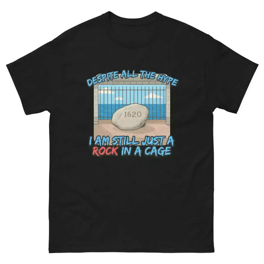 Rock In A Cage Plymouth Rock - Unisex Tee - Cady Creations