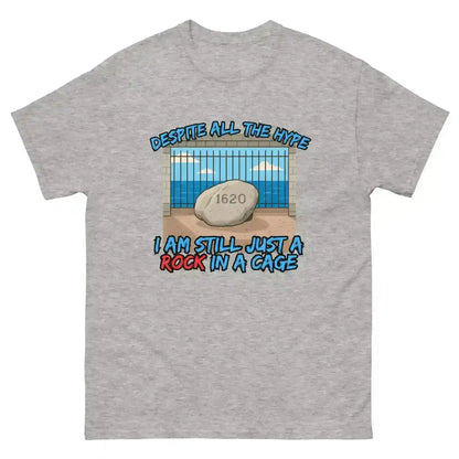 Rock In A Cage Plymouth Rock - Unisex Tee - Cady Creations