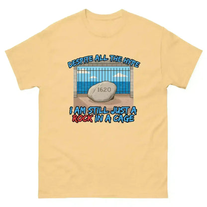 Rock In A Cage Plymouth Rock - Unisex Tee - Cady Creations