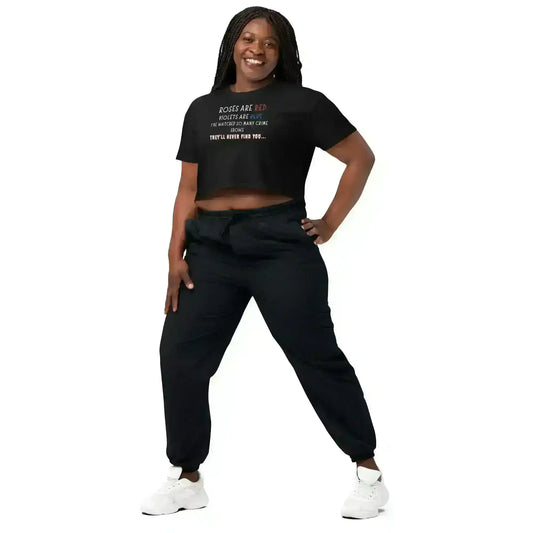 Roses Are Red True Crime - Crop Top - Cady Creations