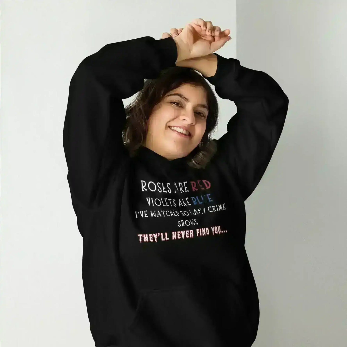 Roses Are Red True Crime - Pullover Hoodie - Cady Creations