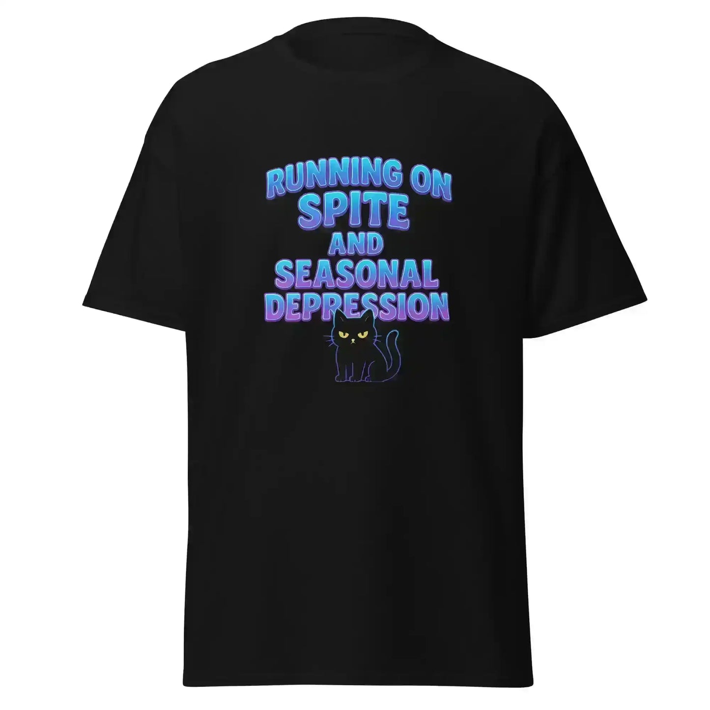 Running On Spite And Seasonal Depression Unisex Tee - Cady Creations