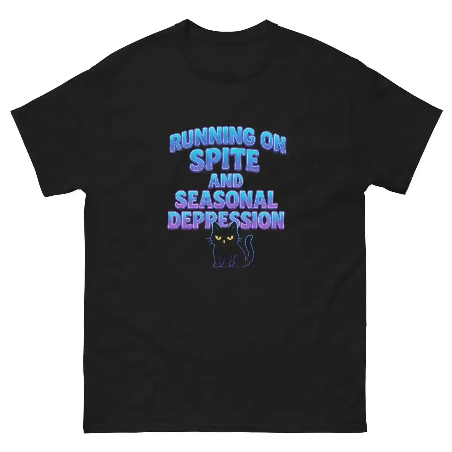 Running On Spite And Seasonal Depression Unisex Tee - Cady Creations