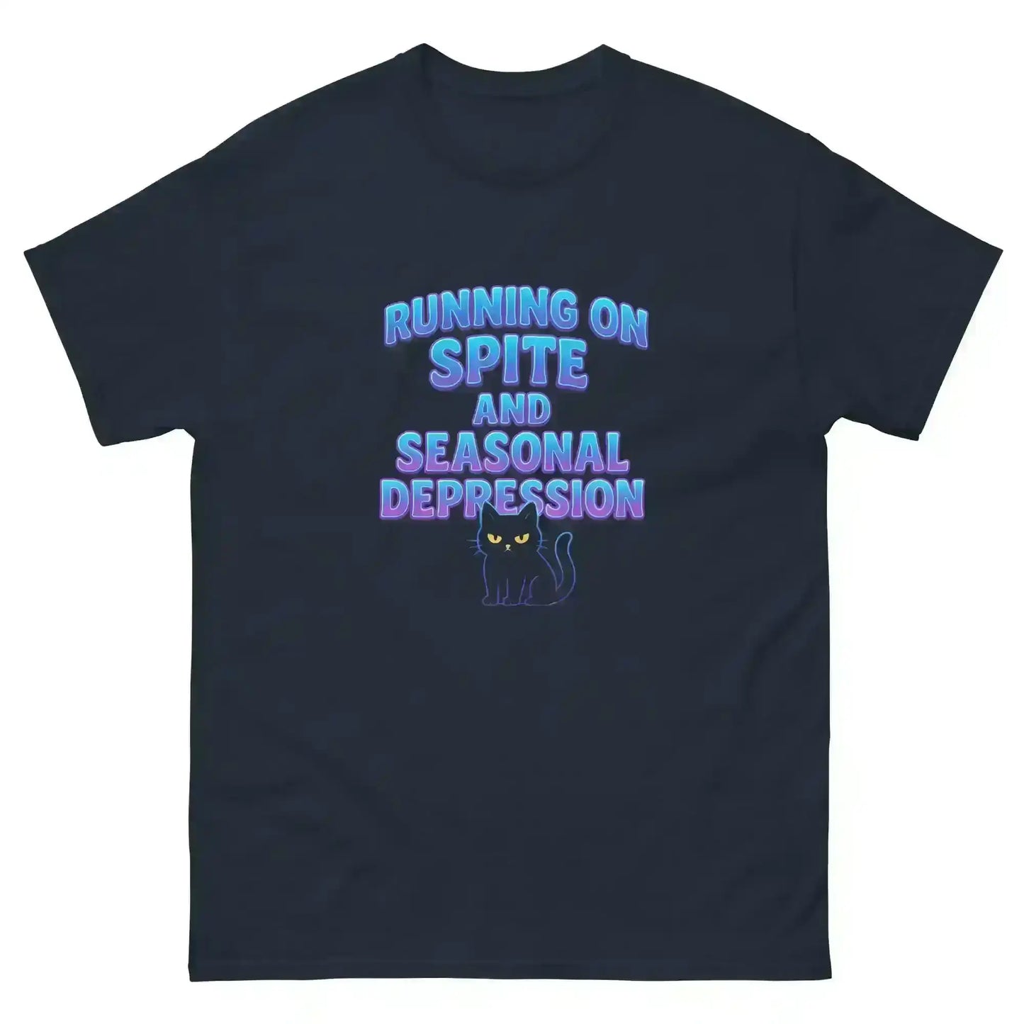 Running On Spite And Seasonal Depression Unisex Tee - Cady Creations
