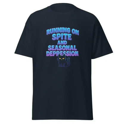 Running On Spite And Seasonal Depression Unisex Tee - Cady Creations
