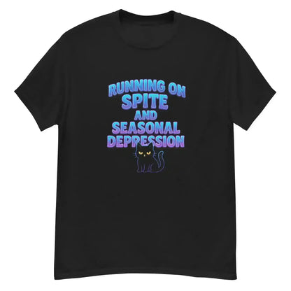Running On Spite And Seasonal Depression Unisex Tee - Cady Creations