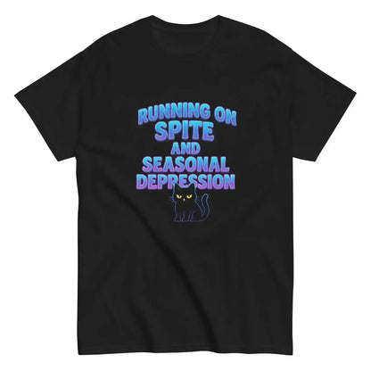 Running On Spite And Seasonal Depression Unisex Tee - Cady Creations