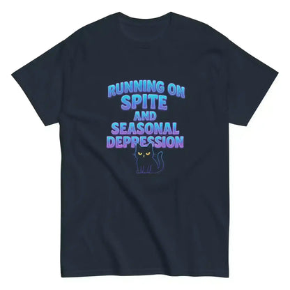 Running On Spite And Seasonal Depression Unisex Tee - Cady Creations