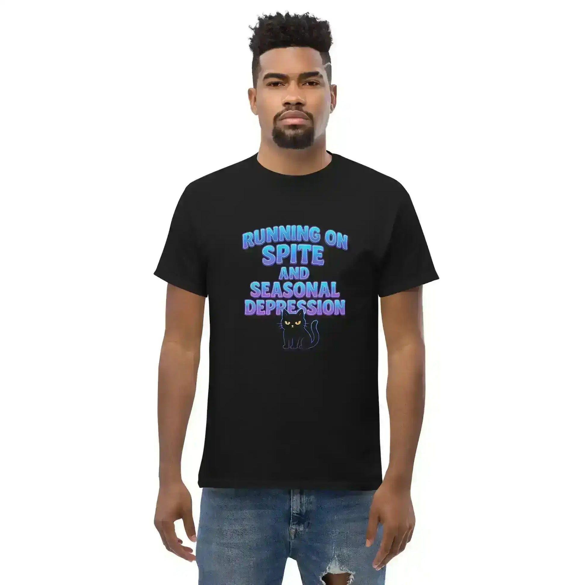Running On Spite And Seasonal Depression Unisex Tee - Cady Creations