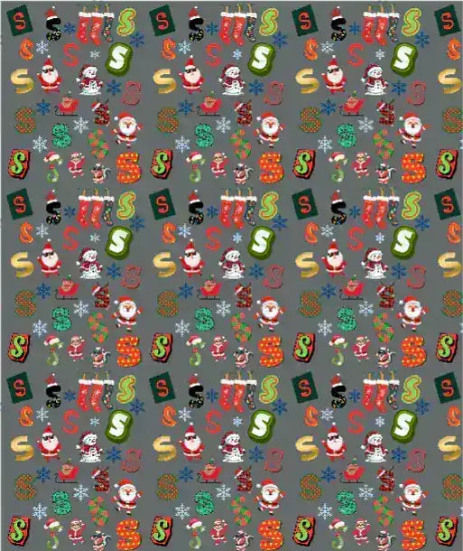 "S" Christmas Wrapping Paper – Alphabet Gift Swap Collection