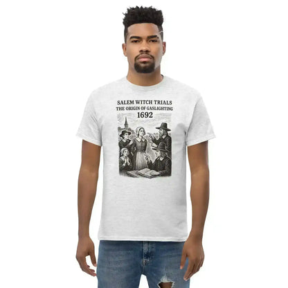 Salem Witch Trials Origin of Gaslighting 1692 Unisex Graphic Tee - Cady Creations