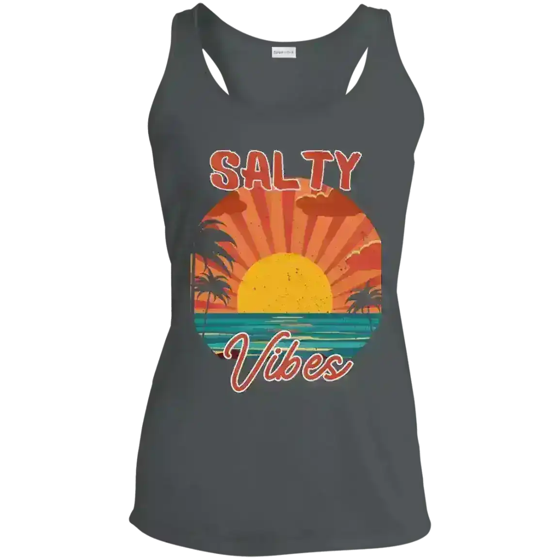 Salty Vibes - Racerback Tank - Cady Creations