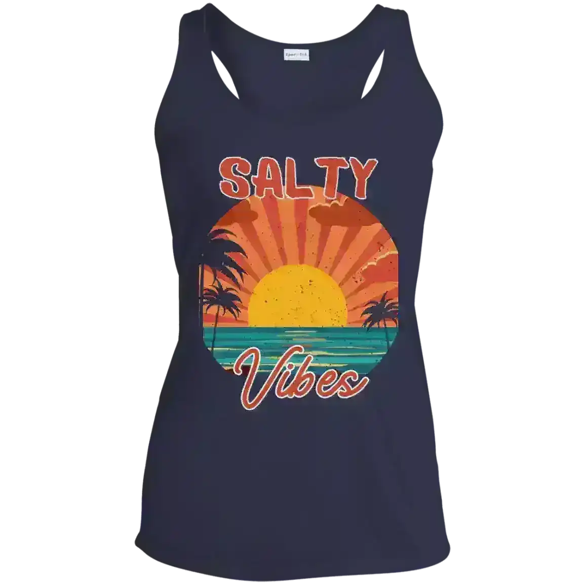Salty Vibes - Racerback Tank - Cady Creations
