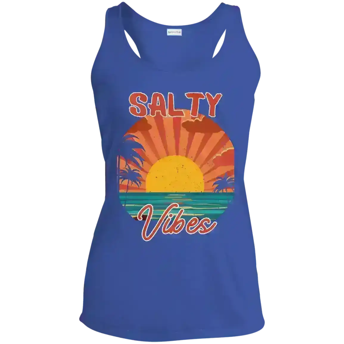 Salty Vibes - Racerback Tank - Cady Creations