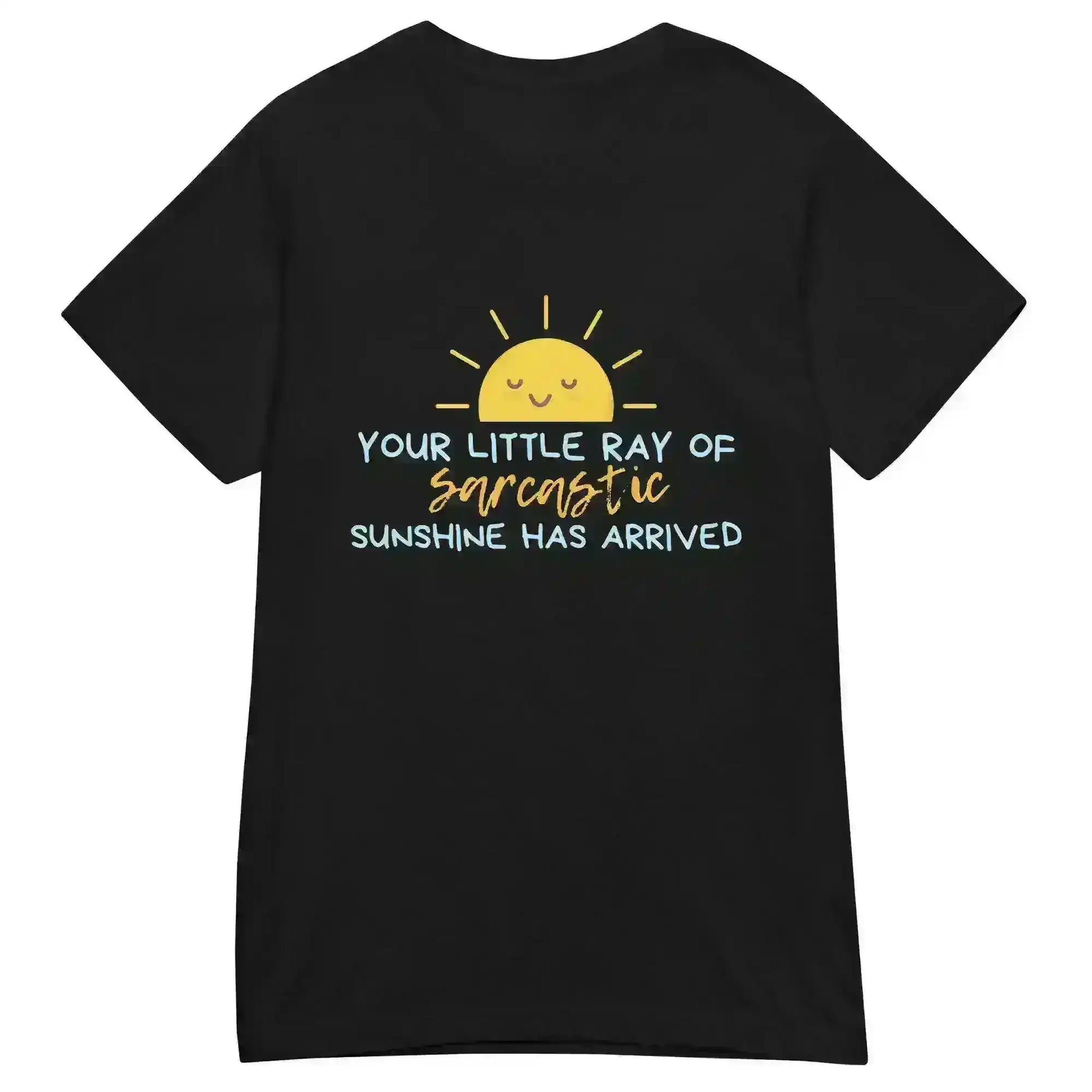 Sarcastic Ray of Sunshine - Fitted Tee - Cady Creations