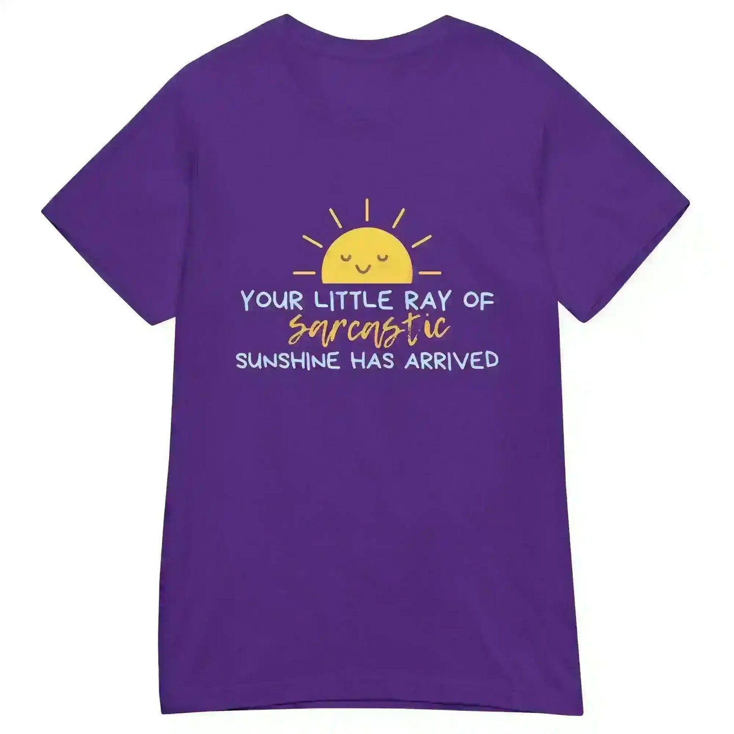 Sarcastic Ray of Sunshine - Fitted Tee - Cady Creations
