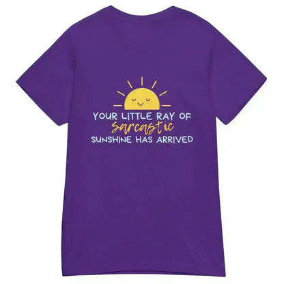 Sarcastic Ray of Sunshine - Fitted Tee - Cady Creations