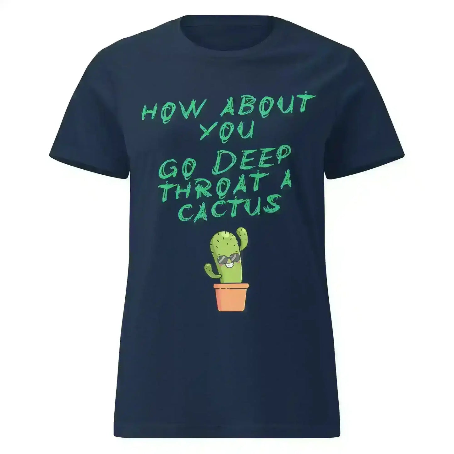 Sassy Cactus - Fitted Tee - Cady Creations