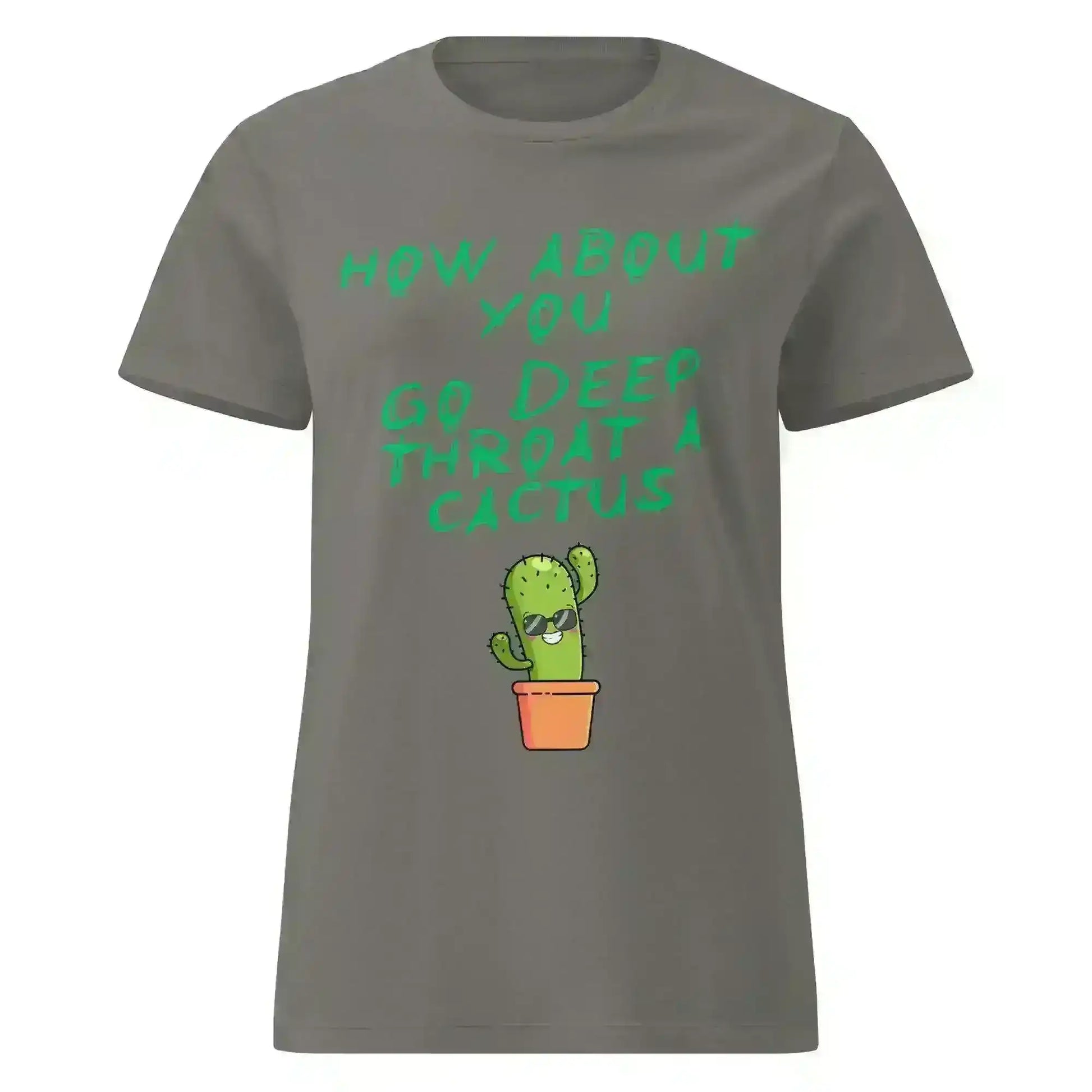Sassy Cactus - Fitted Tee - Cady Creations