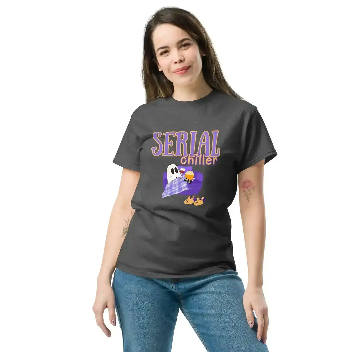 Serial Chiller Unisex Tee - Spooky Season Halloween Humor - Cady Creations