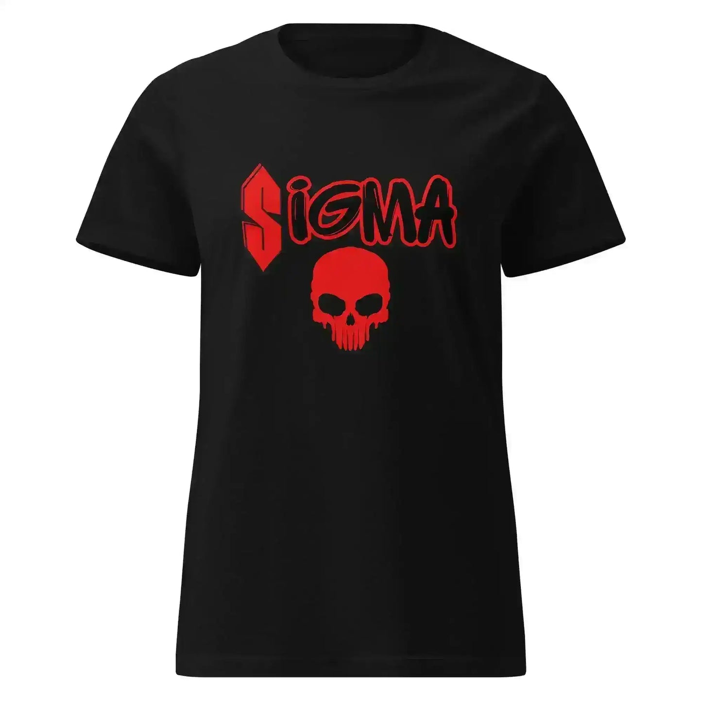 Sigma Fitted Tee - Gen Z Sigma Energy - Cady Creations