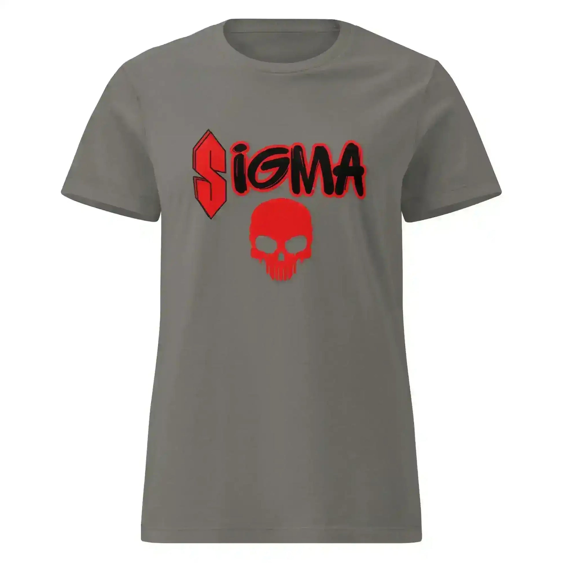 Sigma Fitted Tee - Gen Z Sigma Energy - Cady Creations