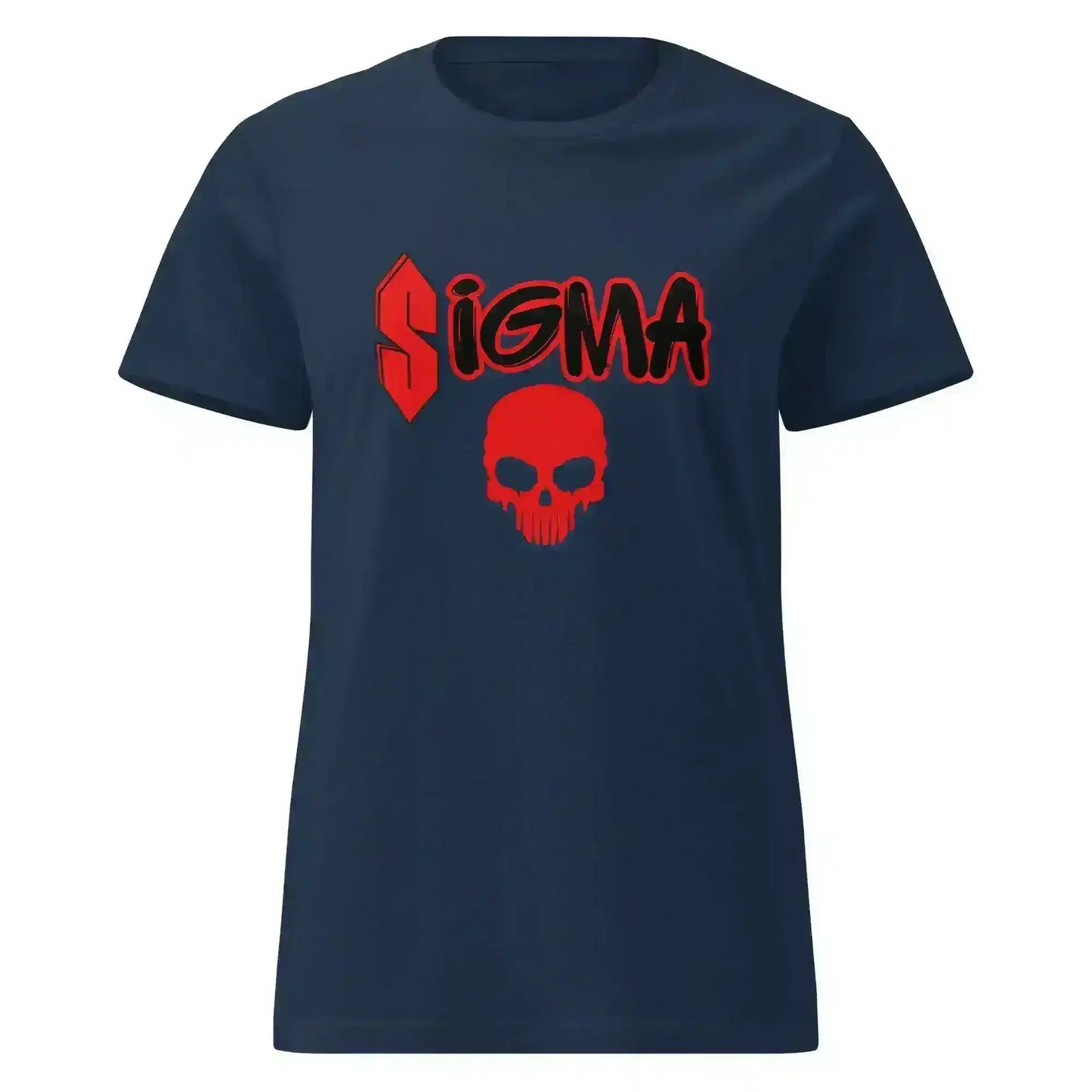 Sigma Fitted Tee - Gen Z Sigma Energy - Cady Creations