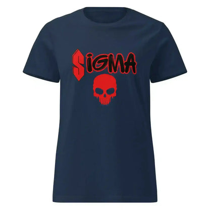 Sigma Fitted Tee - Gen Z Sigma Energy - Cady Creations