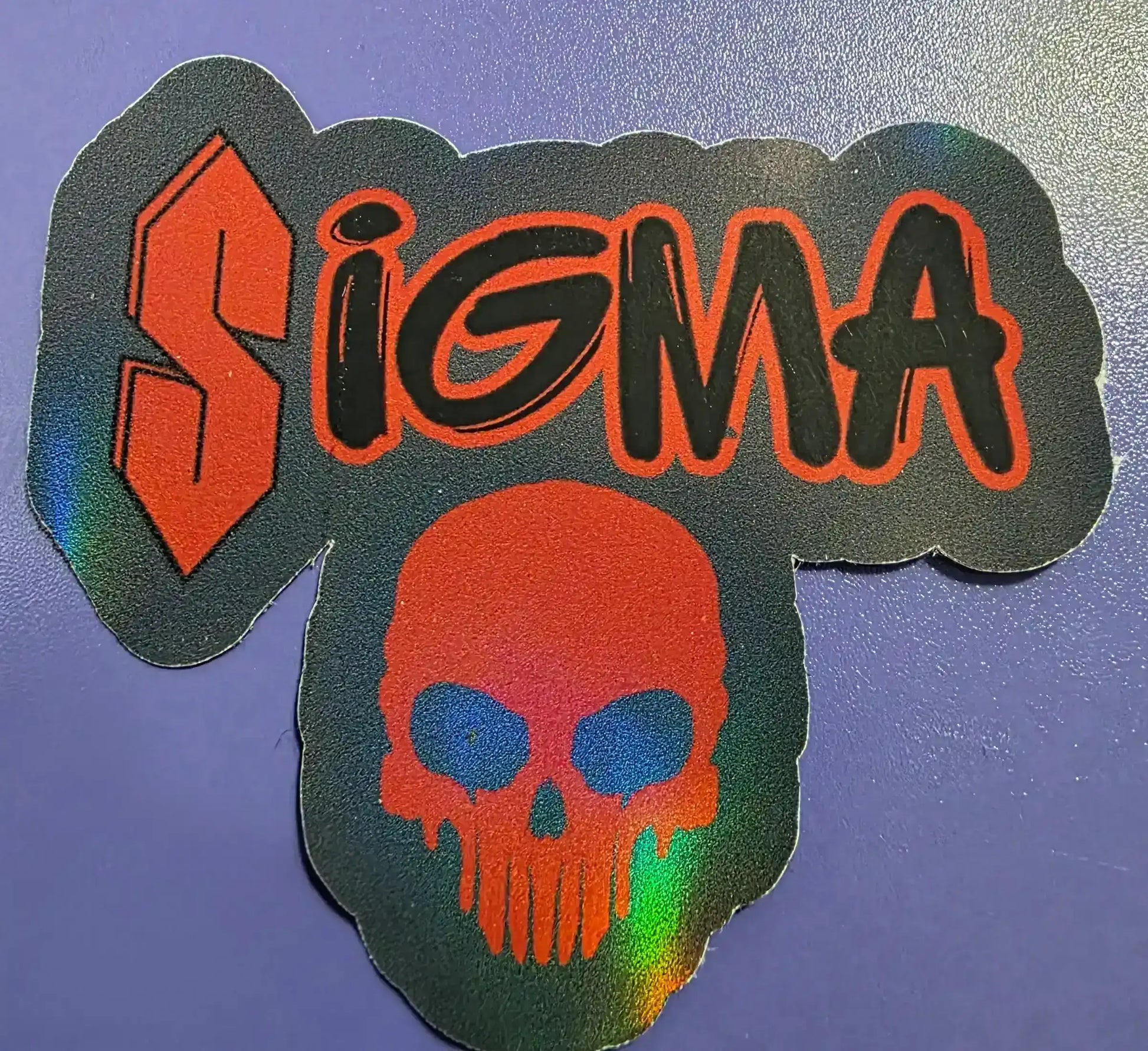  Sigma Skull - Premium Vinyl Sticker - Cady Creations