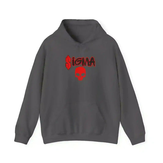 Sigma Skull Pullover Hoodie - Gen Z Sigma Energy - Cady Creations
