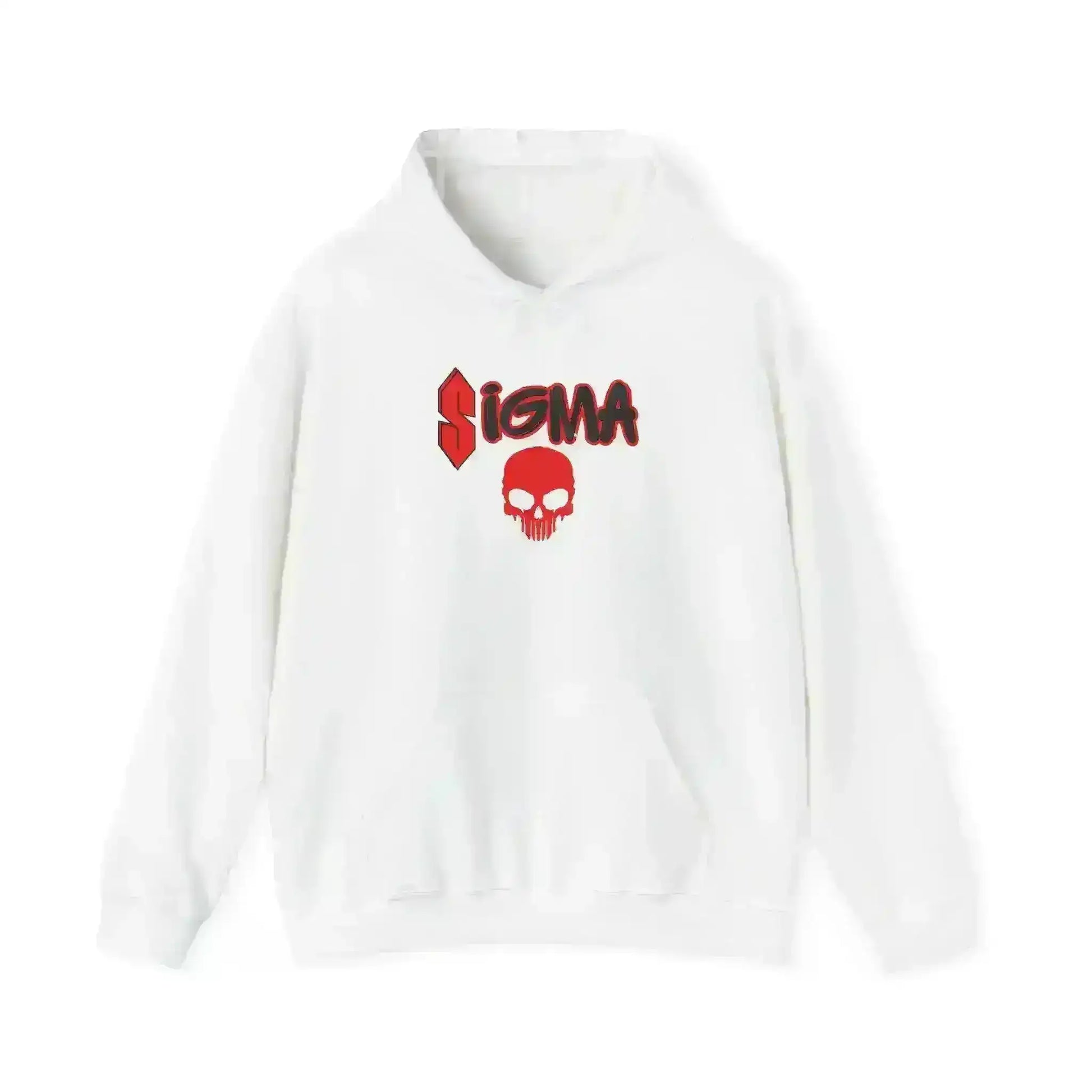 Sigma Skull Pullover Hoodie - Gen Z Sigma Energy - Cady Creations