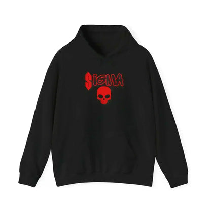 Sigma Skull Pullover Hoodie - Gen Z Sigma Energy - Cady Creations