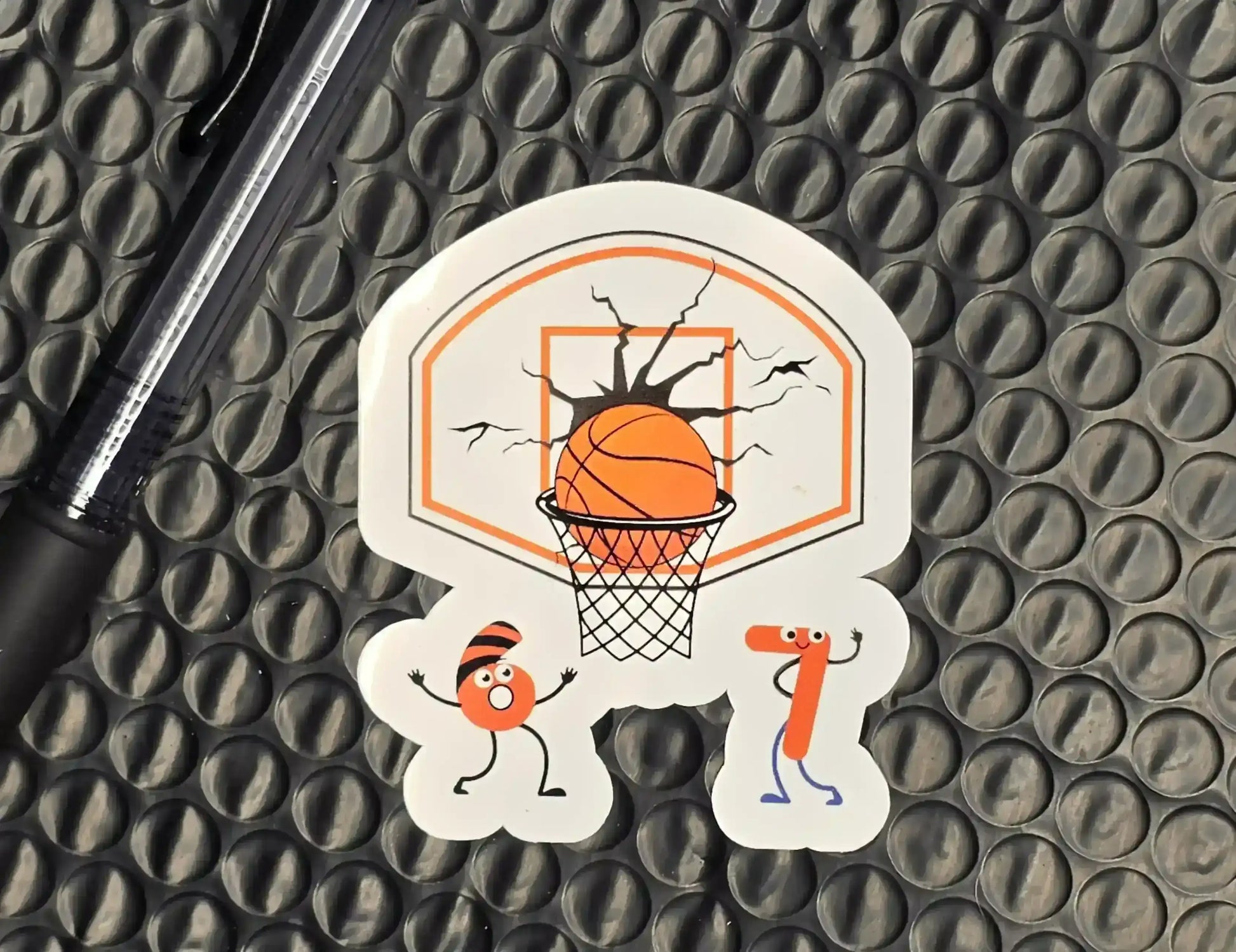 Six Seven Dunk Sticker | Funny Meme Vinyl Sticker - Cady Creations
