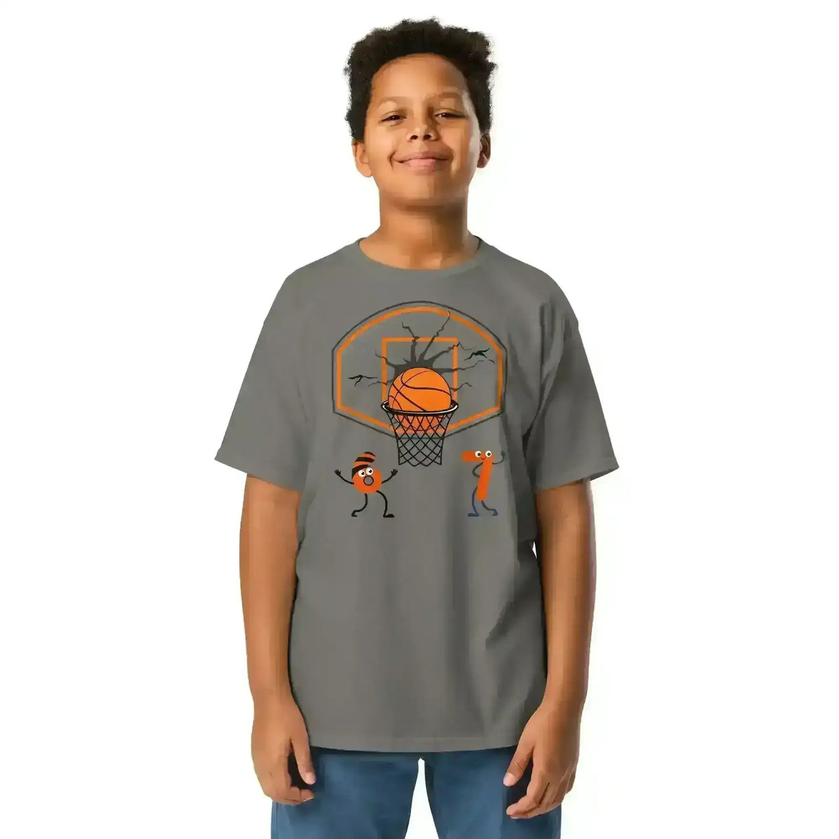 Six Seven Dunk Youth Tee - Internet Core Basketball Meme - Cady Creations