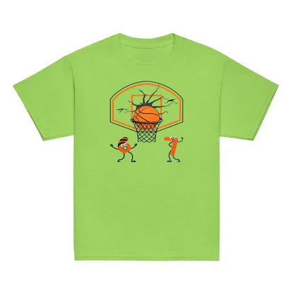 Six Seven Dunk Youth Tee - Internet Core Basketball Meme - Cady Creations